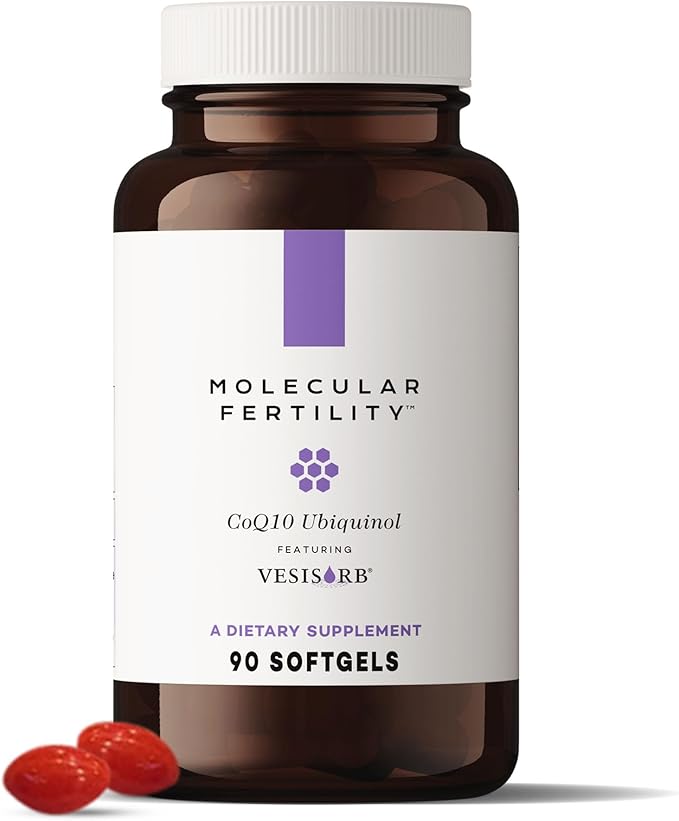CoQ10 Ubiquinol with VESIsorb - Coenzyme Q10 Kaneka QH Ubiquinol Form 100mg Supplement for Women &amp Men - High Absorption Reproductive Wellness &amp Fertility Support - 90 Softgels