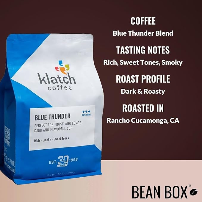 Bean Box Coffee Sampler - Roasted by Klatch 4-Pack Freshly Ground Coffee Gourmet Coffee