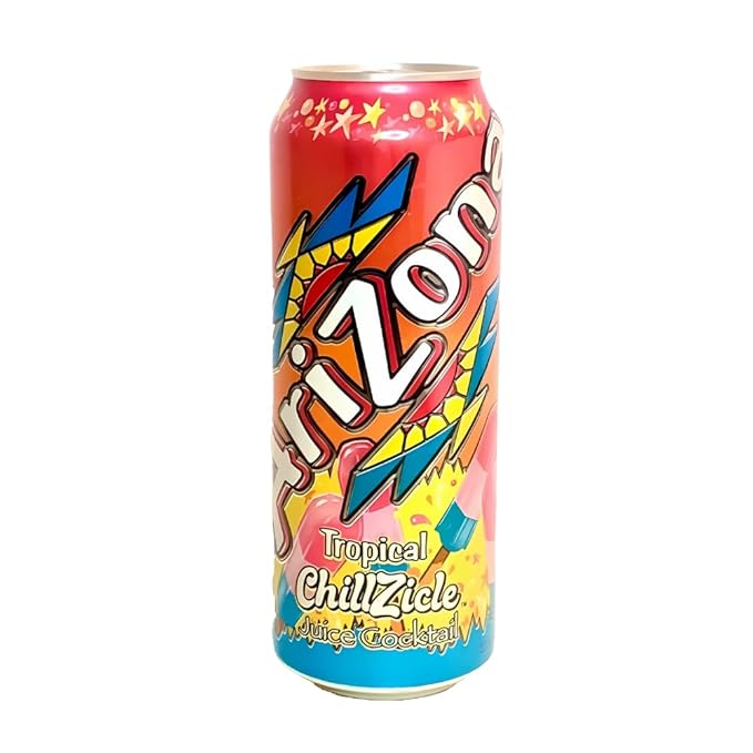AriZona Tropical Chillzicle Big Can 22 Fl Oz (Pack of 12)