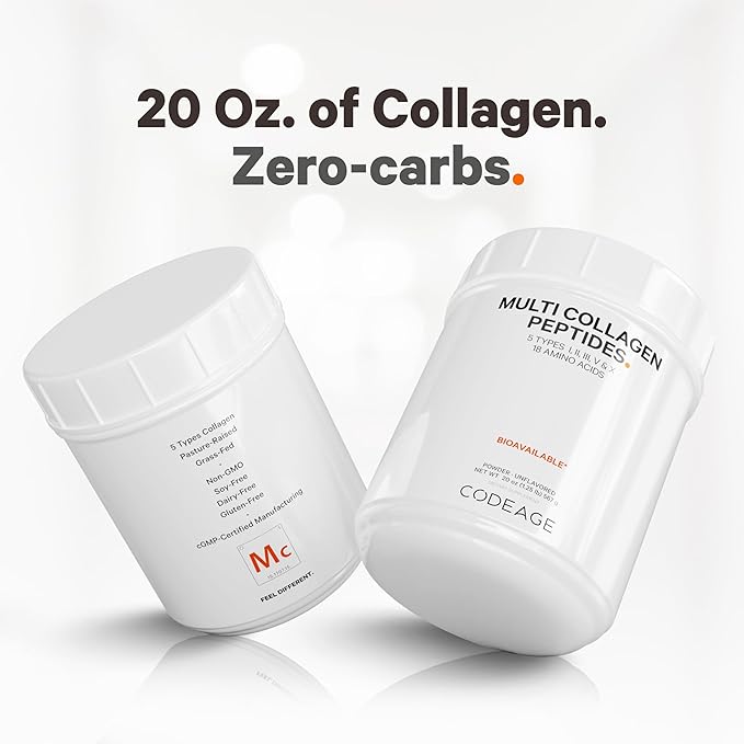 Codeage - Multi Collagen Protein + Women’s Daily Multivitamin Bundle