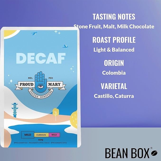Colombia Decaf - EA - Roasted by Proud Mary Coffee - Freshly Ground Coffee - 1 Kilogram Bag