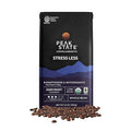 Peak State Stress Less Coffee with Benefits Dark Roast – Mushroom Coffee Low Acid &amp Smooth Full-Bodied &amp Deep Dark Chocolate Organic Whole Bean Coffee Gluten Free 12 oz. Each
