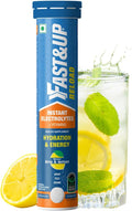 FAST&ampUP Reload - Electrolyte Energy Drink - Sports Nutrition Electrolyte Drink - Effervescent Tablets for Running &amp Cycling- 20 effervescent Tablets - Lime and Lemon Flavour