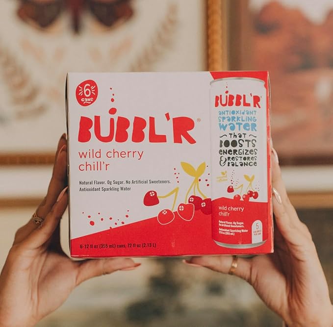 B4Y BUBBL'R Wild Cherry Chiller 12 Oz Can (24)