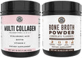 Left Coast Performance Chocolate Bone Broth and Multi Collagen Powder for Joint Hair Skin and Nails Support