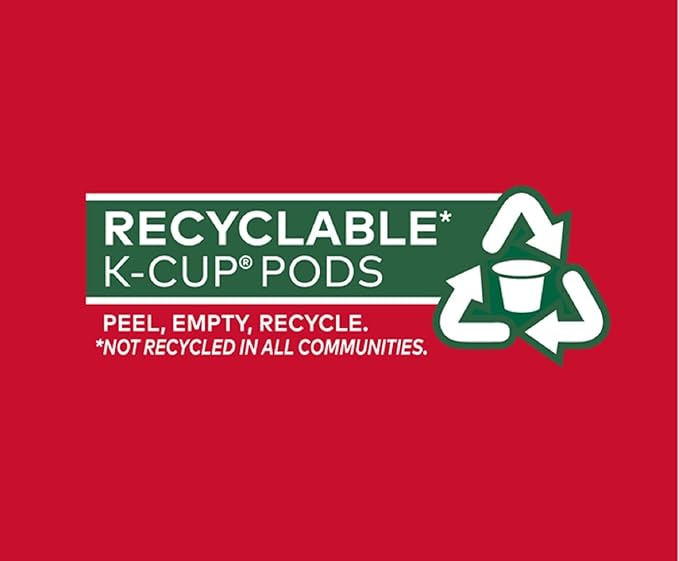 Tim Hortons Hazelnut Flavored Medium Roast Coffee Single-Serve K-Cup Pods Compatible with Keurig Brewers 72ct K-Cups 6x12ct Boxes Red