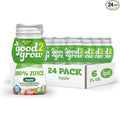 good2grow 100% Apple Juice for Kids - Apple Juice Bottles Bulk 24 Pack Reusable Bottle No Sugar Added Good Source of Vitamin C - 6 fl oz Pack of 24 (Spill Proof Tops Not Included)