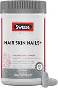 Swisse Biotin Hair Skin and Nails Vitamins for Women &amp Men | 5 Months Supply | Milk Thistle Biotin Vitamin C Zinc &amp Iron | Supports Hair Growth &amp Collagen Production | 150 Tablets