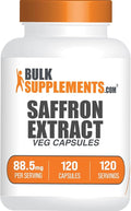 BulkSupplements.com Saffron Extract Capsules - Saffron Supplements Saffron Extract 88.5mg - Vegan &amp Gluten Free - 1 Capsule per Serving 120 Veg Capsules (Pack of 1)