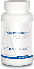 Biotics Research Super Phosphozyme –Phosphorous and RNA Electrolytes Healthy Bones and Teeth Protein Production Energy Support 90 Tablets