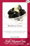 Kaffe Magnum Opus - Blackberry Cream Ground Coffee 2 Packs of 5 lb Each Freshly Roasted Gourmet Blend Perfect for Chefs