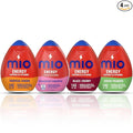 Mio Energy Water Enhancer Variety Pack 1.62 fl oz 4 Flavors (Tropical Fusion Strawberry Pineapple Black Cherry Green Thunder) with Caffeine and B-Vitamins Zero Sugar