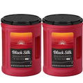 Black Silk Dark Roast Ground Coffee Colombian Supremo Bean Fine Grind 40.3 oz (2 Pack)