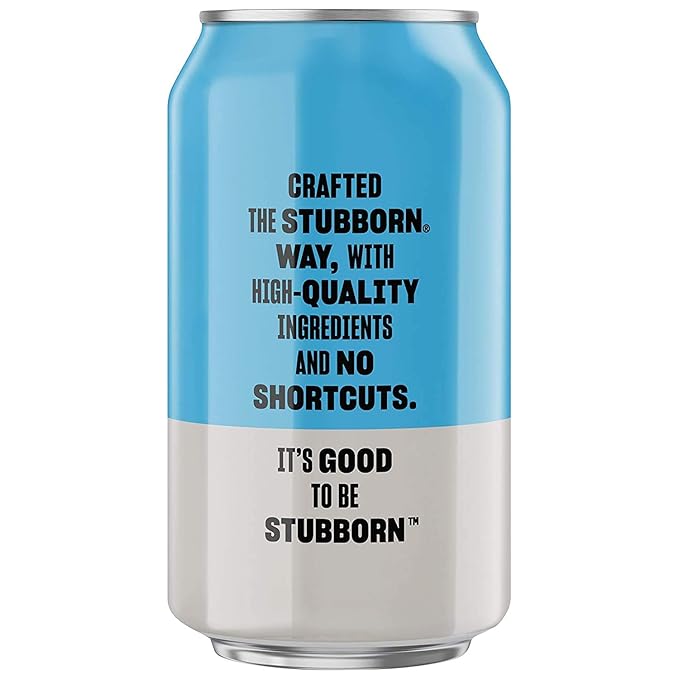 STUBBORN SODA Agave Vanilla Cream Soda 12oz Cans 12 Fl Oz (Two Pack of 12)