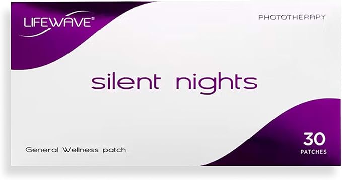 LifeWave Silent Nights Patches - Patented Form of Phototherapy - A Healthy Sleep Enhancer - 30 Patches in Sleeve - No Drugs or stimulants