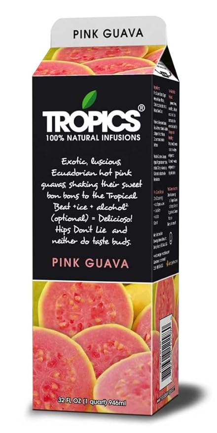 Tropics Pink Guava Drink Mix 32 Ounce -- 12 per case.