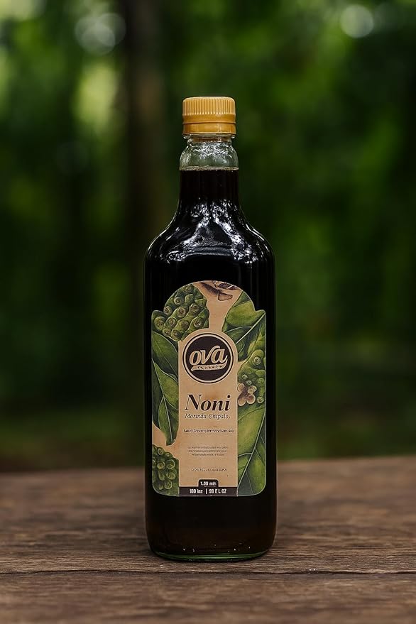 Organic Noni Juice – Morinda Citrifolia – 100% Natural Aged Noni Juice – 750ml – Made from Fruit Grown in Clean Soil