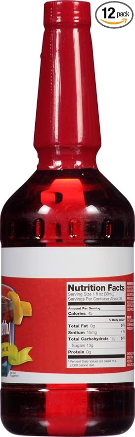 Jero Cherry Bar Plastic Mixer  1 Liter -- 12 Case