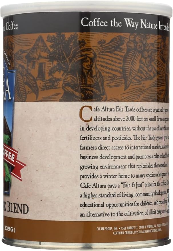 100% Organic Fair Trade Dark Blend Coffee