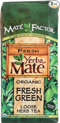 Organic Yerba Mate Fresh Green Loose Herb Tea 2 Packs (12 oz (340 g))