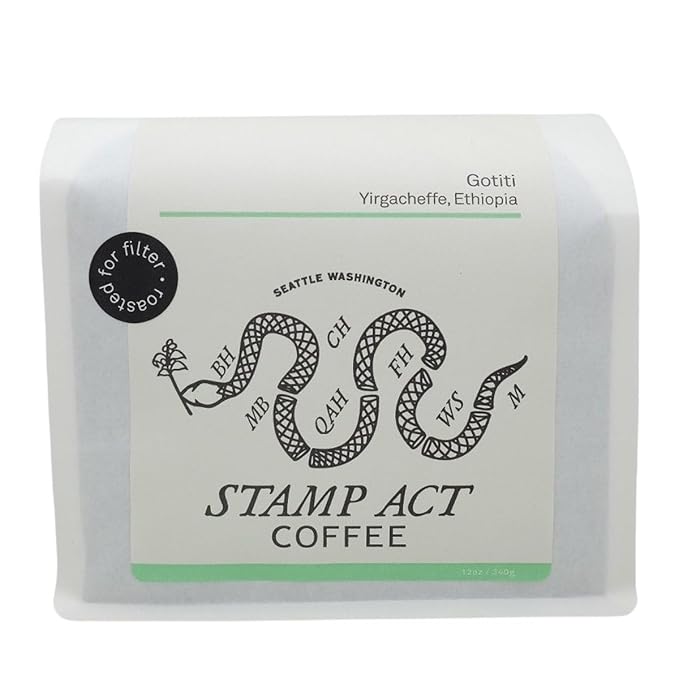 Gotiti Ethiopia - Roasted by Stamp Act - Freshly Ground Coffee - 2 Pound Bag