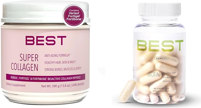 Best Super Verisol Collagen Powder + Biotin Collagen Keratin Bundle
