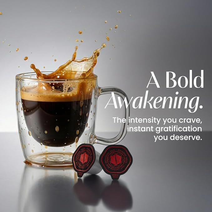 Luxury Dark Roast - 162mg Caffeine Hot or Iced Craft Instant Coffees Cold Brew Coffee Double Shot Espresso 24 Counts 100% Arabica Sugar Free No Additives - Original Diamond Brew (24)