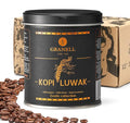 Kopi Luwak Coffee Beans Premium Civet Coffee Luwak Whole Bean Black Ivory Rich Bold Aroma From Indonesia Ultra Smooth Finish Cafés Granell 100g