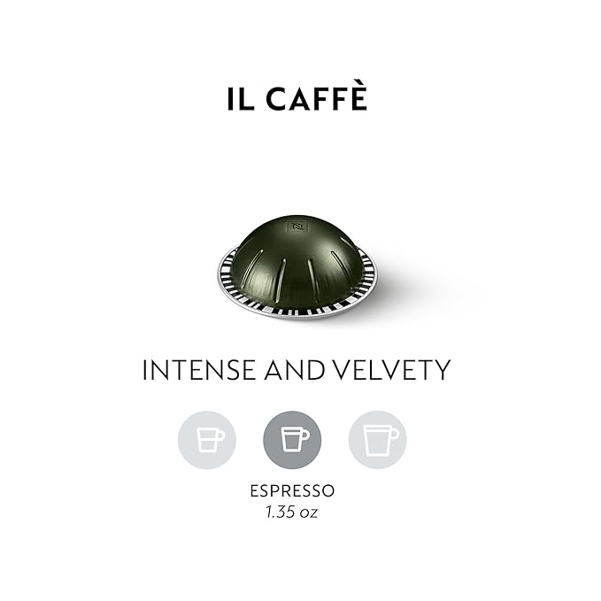 Nespresso Capsules Vertuo Il Caffe 50-Count Espresso Pods Brews 1.35 oz.