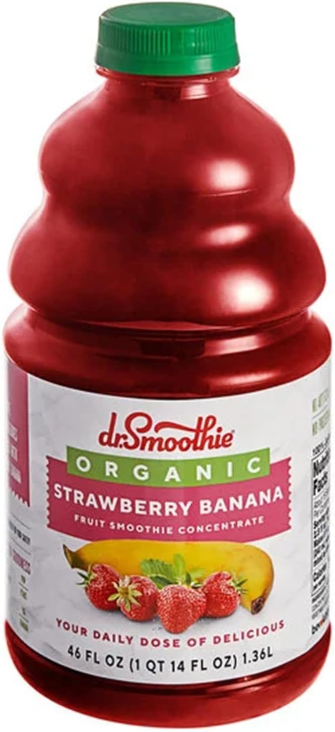 Organic Strawberry Banana Fruit Smoothie Mix 46 fl. oz. WS-103DRORGSTBA-NF