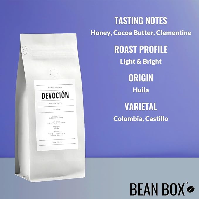 La Divina - Women in Coffee - Roasted by Devocion - Freshly Ground Coffee - 5 Pound Bag