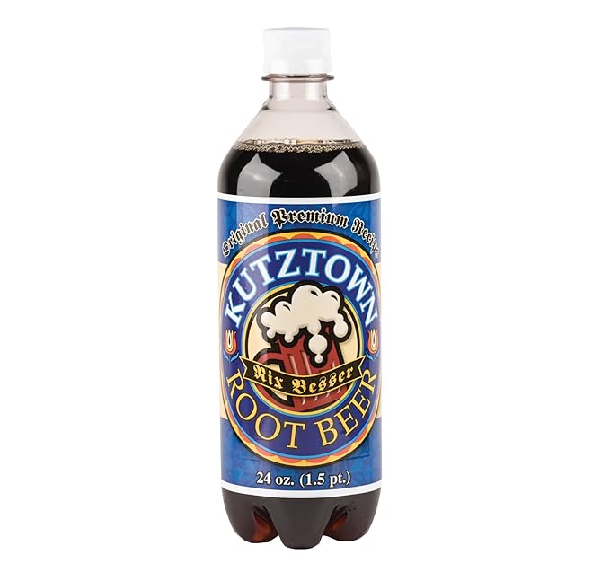 AmishTastes Root Beer Kutztown Nix Besser PA Dutch Style 24 Oz. (Pack of 12)