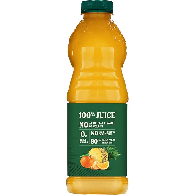 Tree Top Pineapple Orange Juice 64 Fl Oz (Pack of 8)