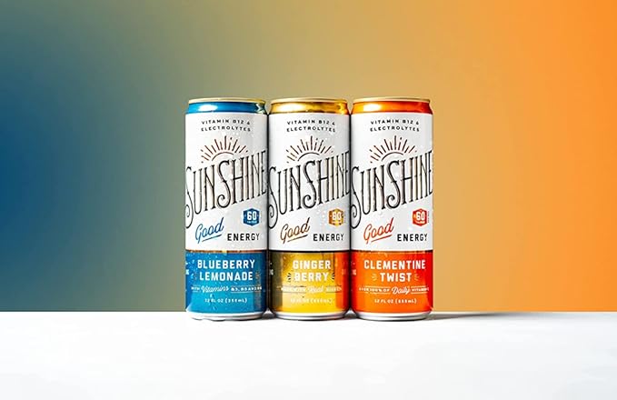 Sunshine Beverages LLC Good Energy Drink Ginger Berry 12 Fl Oz