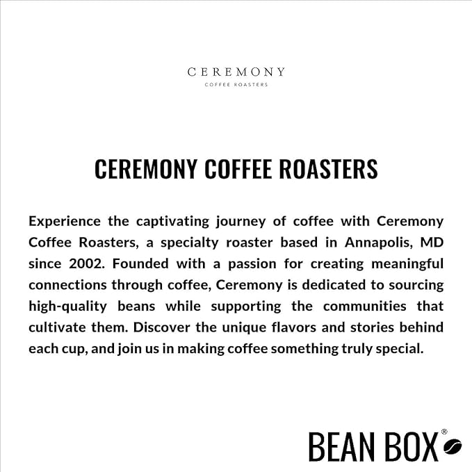 Thesis - Roasted by Ceremony Coffee Roasters - Whole Bean Coffee - 12 Ounce Bag