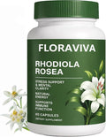 Raipult Rhodiola Rosea Capsules | 500mg Rhodiola Rosea Extract Supplement for Stress Support Mental Focus &amp Energy Immune Function Non-GMO 60 Capsules (1)