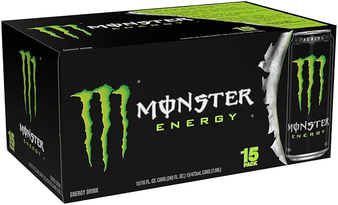 Monster Energy Drink Green Original 16 Ounce | Pack of 15