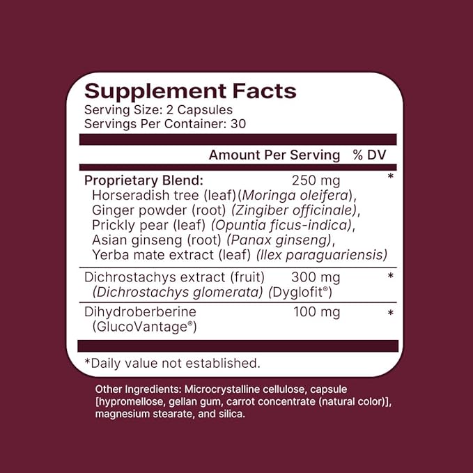 Santo Remedio Berberine Dietary Supplement Vegetarian No Added Sugar 60 Capsules 30 Servings.