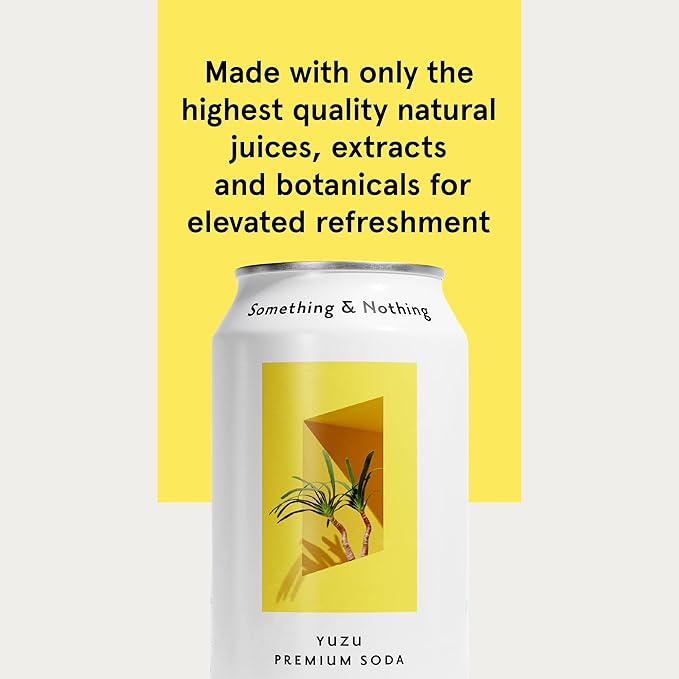 Something &amp Nothing Pineapple &amp Grapefruit Flavoured Sparkling Water - 2 x 12 Multipack | Lightly Carbonated Full Flavoured with Added Grape &amp Lemon Juice | Vegan &amp Low Calorie | 24 x