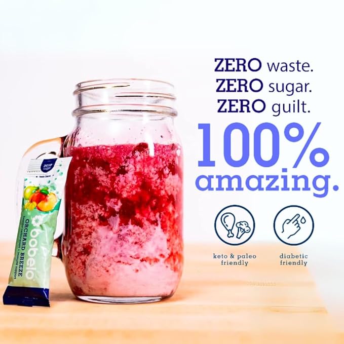 Bobelo Self Carbonating Hydration Packets Variety 40 Pack Sparkling Water &amp Soda Alternative Sugar Free Electrolytes Powder Packets Water Enhancer Drink Mix Low Calorie Keto Friendly