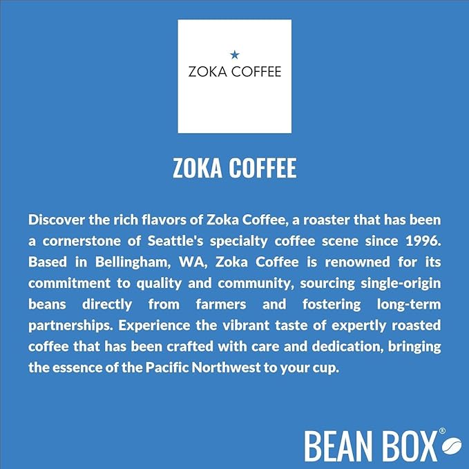Decaf Espresso Cuatro - Roasted by Zoka Coffee - Freshly Ground Coffee - 12 Ounce Bag