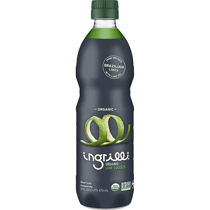 Ingrilli Organic Lime Squeeze 16 Fl Oz Bottle (Pack of 12)