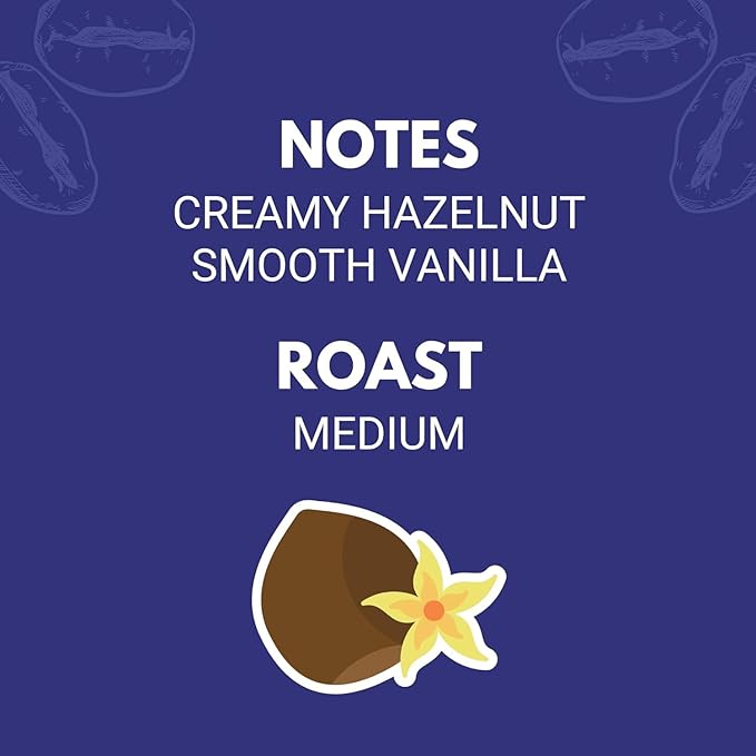 Zavida Premium Hazelnut Vanilla Ground Coffee 340g/12 oz