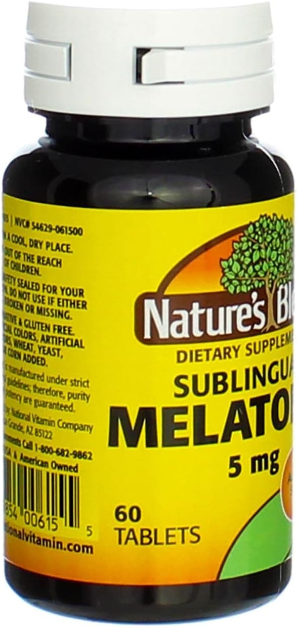 Nature's Blend Melatonin 5 mg - 60 Tablets Pack of 4