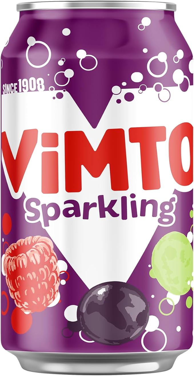Vimto Fizzy Mixed Fruit Juice Drink 6 x 330ml