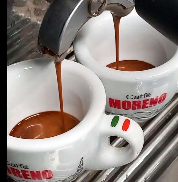 GRAN MISCELA BAR Roast CAFFE MORENO USA. Premium Blend Whole Bean 1Kg. 2.2 Pound Made in Italy il Vero espresso Napoletano.