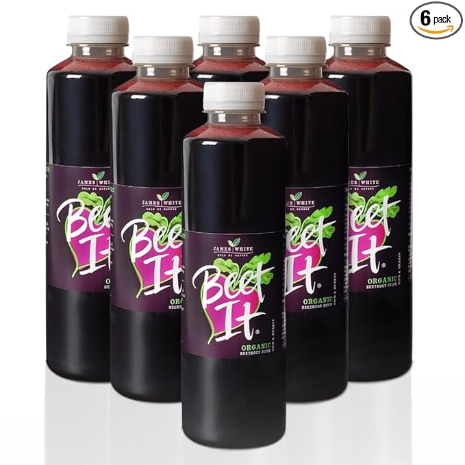 BEET IT Organic Beet Juice 25.4 Fl.oz (6 Pack) | Non GMO 100% Natural Organic Juice- Gluten Free No Added Sugar Not from Concentrate | Nutrient Packed Vegetable Juice