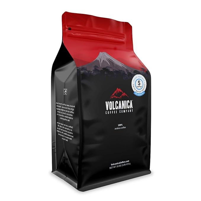 Eggnog Flavored Decaf Coffee Whole Bean 16-ounce