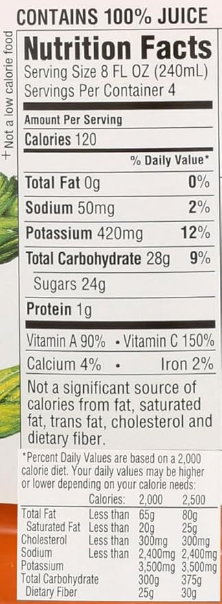 KNUDSEN JUICE ORAN CARROT ORG 32 FO