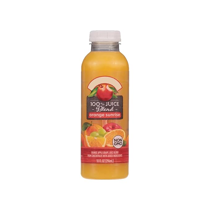 Apple nd Eve's 100% Juice Variety Pack 12 Bottles (10 fl oz Each) – Apple &amp Orange Sunrise Blend